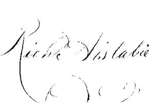 Aislabie Signature